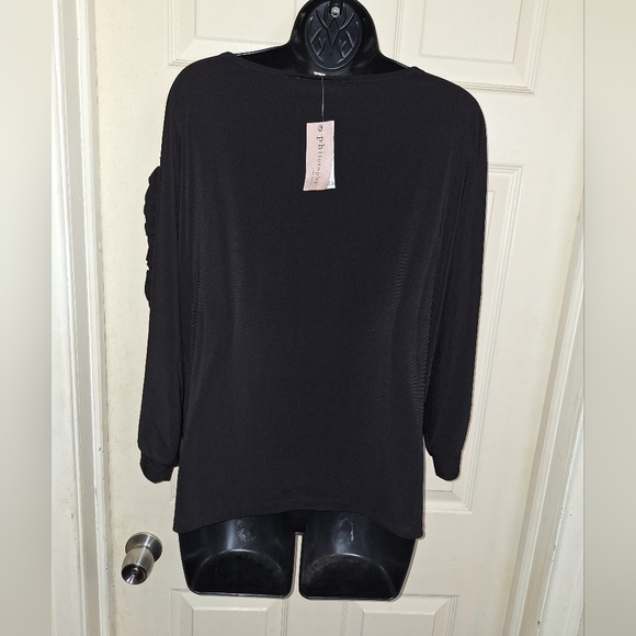 Philosophy XL  black blouse - Picture 4 of 5